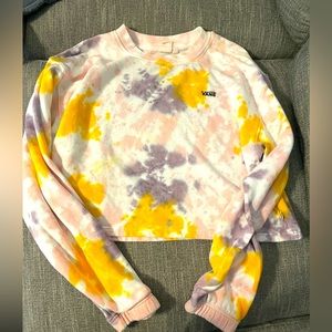Vans woman size medium crop sweatshirt